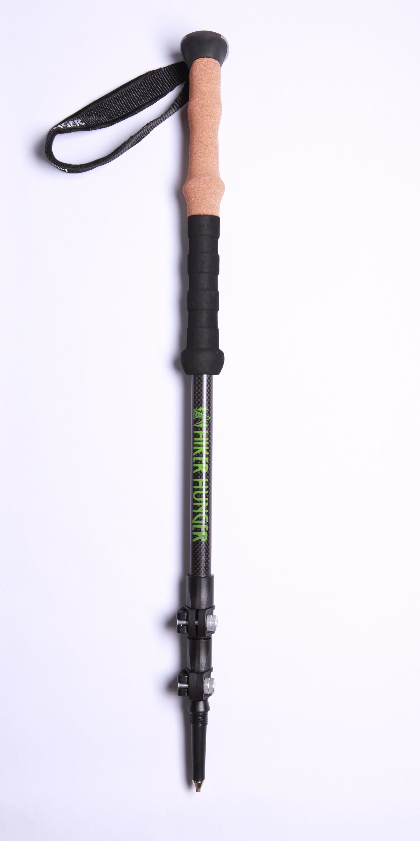 Single 100% Carbon Fiber Trekking Pole