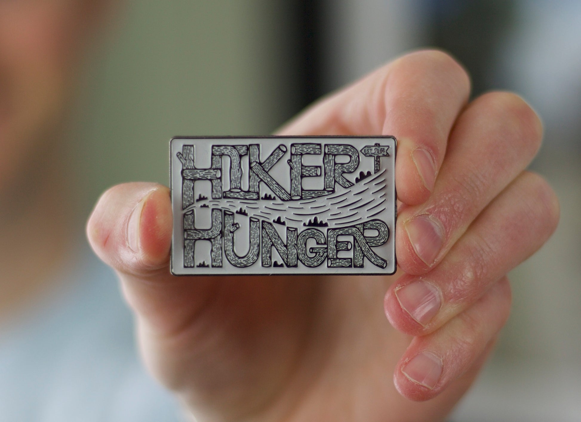 To the Woods Enamel Pin | Hiker Hunger Outfitters - Best Hiking Gear!