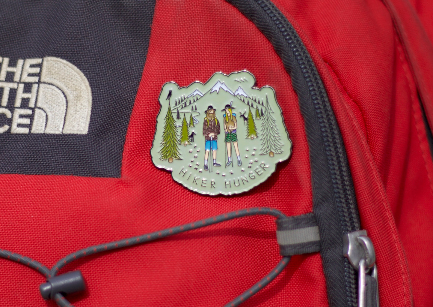 The Mountains are Calling Enamel Pin | Hiker Hunger Outfitters - Best Hiking Gear!