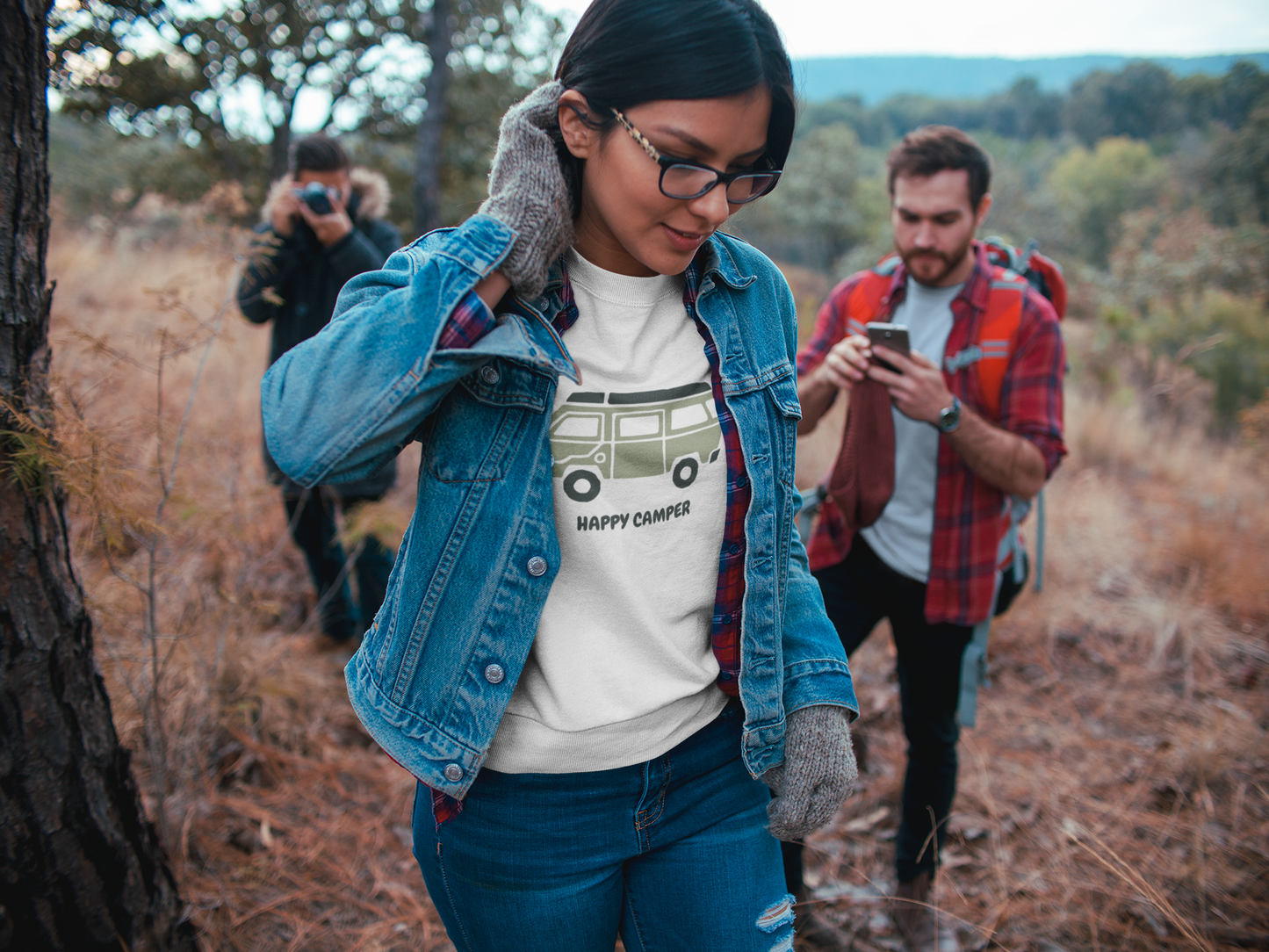 Happy Camper T-Shirt (unisex) | Hiker Hunger Outfitters - Best Hiking Gear!