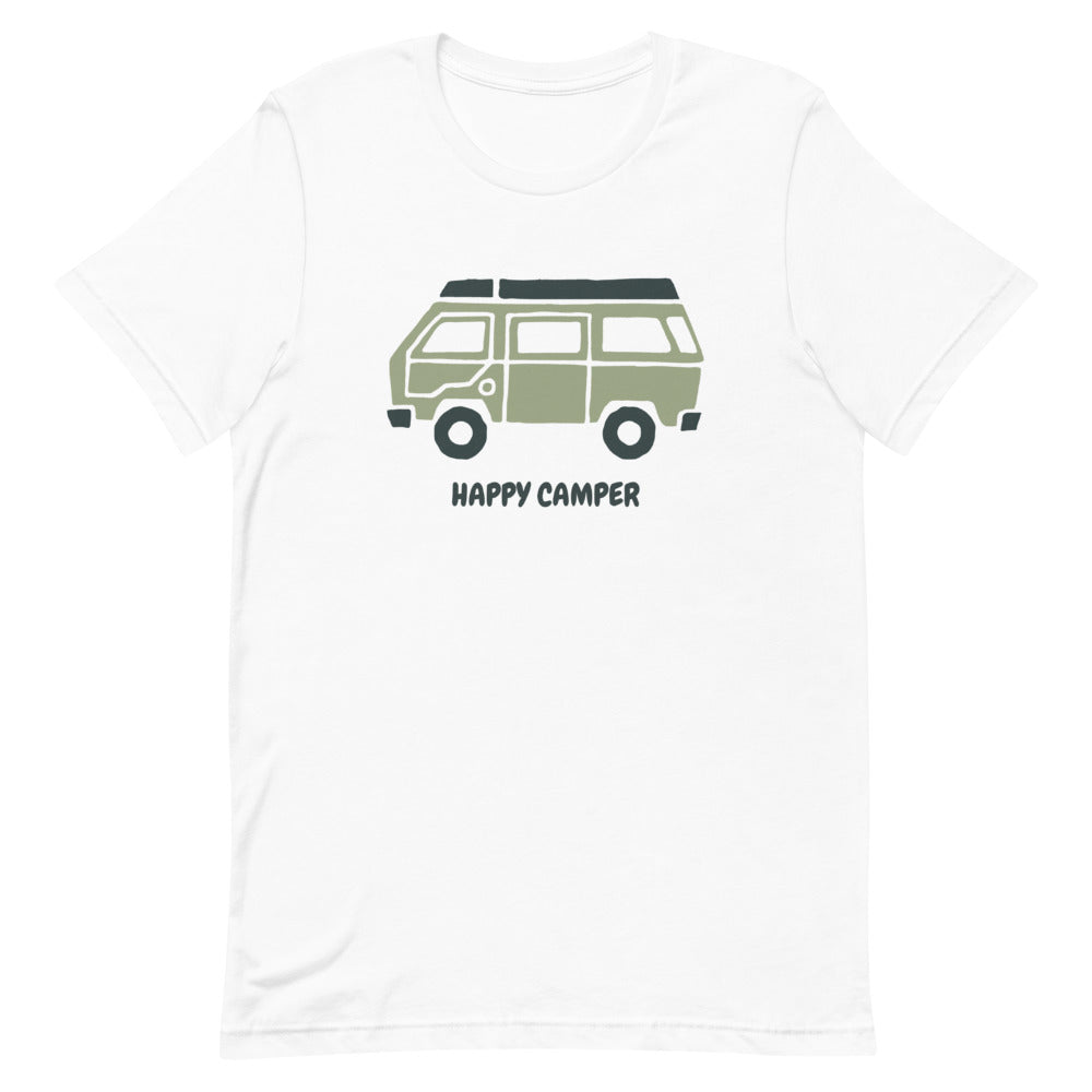 Happy Camper T-Shirt (unisex) | Hiker Hunger Outfitters - Best Hiking Gear!